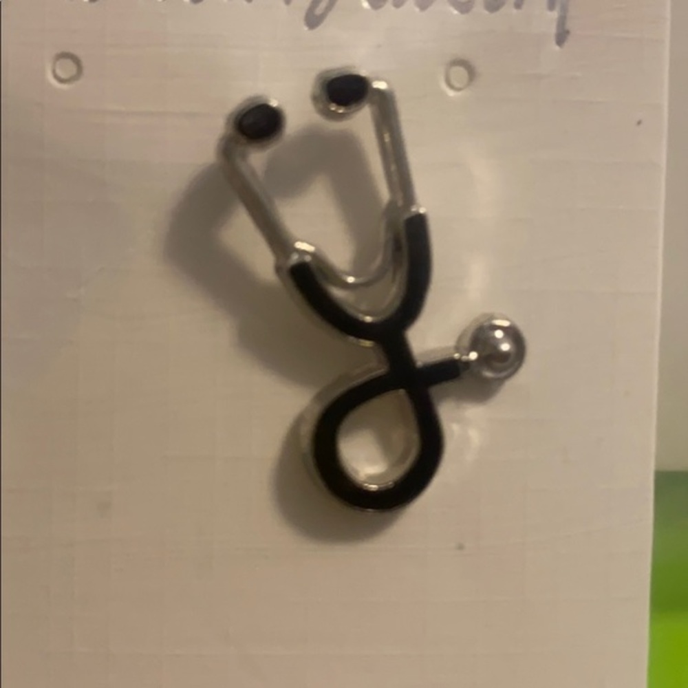 Stethoscope Brooch
